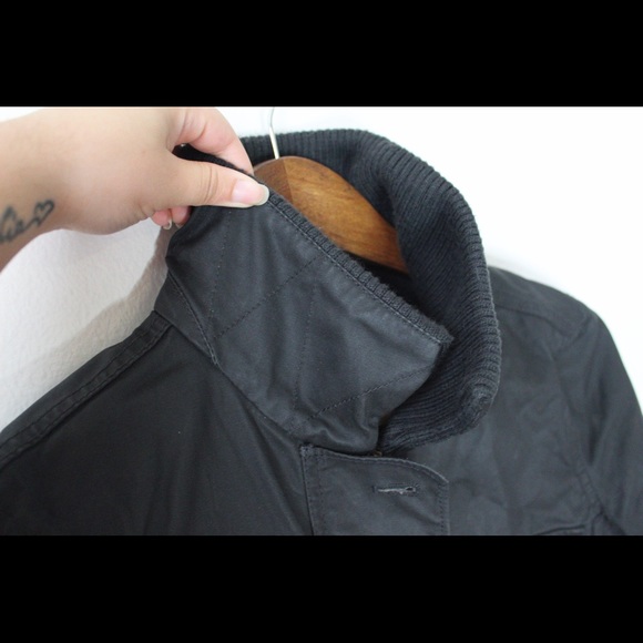 J. Crew XS Washed & Aged Black Utility Jacket - Picture 6 of 9